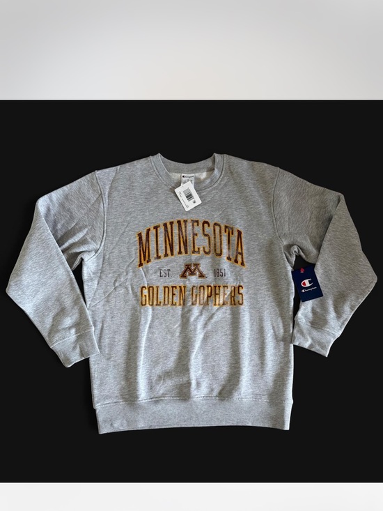 Champion Other - Champion Men's Gray Minnesota Golden Gophers Crewneck Sweatshirt- Large - NWT